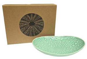 Tableware: Jo Luping Aqua oval Kina Dish