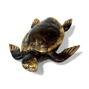 Brass Turtle with gold Detail