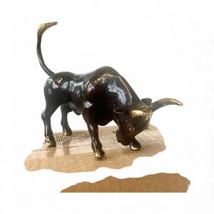Brass Small Taurus Bull