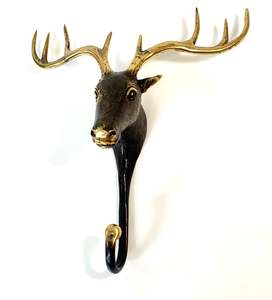Brass Stag Hook