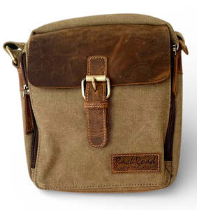 Backroad Canvas & Leather Shoulder bag