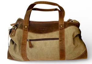 Kete Bags: Backroad Canvas & Leather Travel Bag