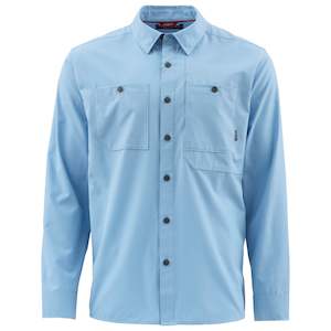Simms Double Haul Shirt | Faded Denim