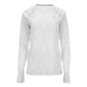 Simms Fishing: Simms Womens Solarflex UPF50 Crew | Lily Pad White
