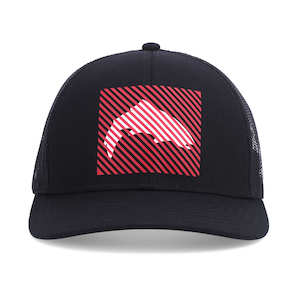 Simms HD Logo Trucker Cap | Black