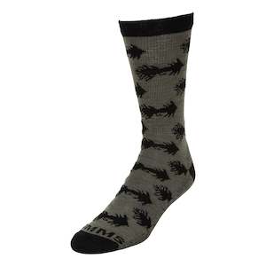 Simms Daily Sock | Woolly Bugger Moss