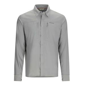 Simm Shirts: Simms Intruder Bicomp LS Fishing Shirt | Cinder