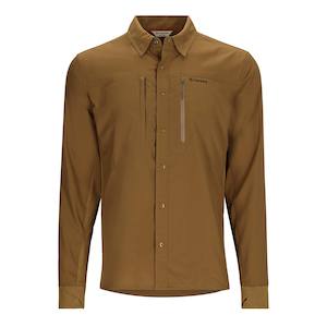 Simms Intruder Bicomp LS Fishing Shirt | Driftwood