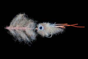 Saltwater Flies: Salt & Pepper Squid Fishing Fly | Manic Fly Collection