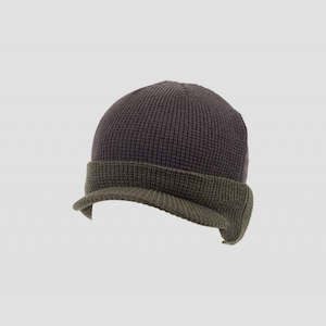 Simms Visor Beanie | Charcoal Black
