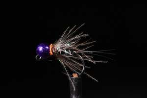 Purple TB Sparkle Jig Fishing Fly | Manic Fly Collection