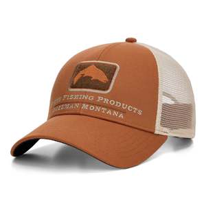 Simms Fishing: Simms Trout Icon Trucker Cap | Burnish Clay