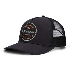 Simms Fishing: Simms Double Haul Trucker | Black Rounder
