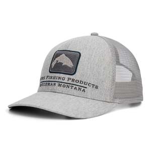 Simms Fishing: Simms Double Haul Icon Trucker | Hopper Head Heather