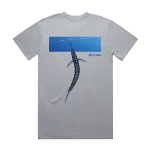 Simms Fishing: Simms Bait Birds Eye Tee - Grey