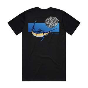 Simms Fishing: Simms Bait Ball Marlin Tee - Black