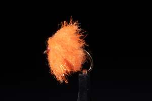 Manic Fly Collection: Fritz Egg Safety Orange Fishing Fly | Manic Fly Collection