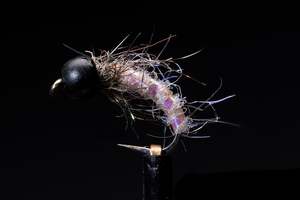 Flash Caddis - Cream Slotted Tungsten Fishing Fly | Manic Fly Collection