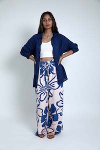 Pink and Navy Te Kaute Grace Pant