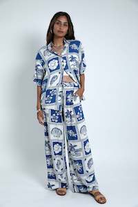 Pants: Navy Vaca Grace Pant