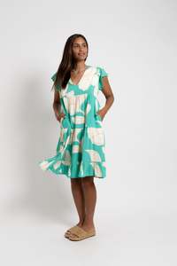 Ladies: Aqua Rara Tia V Neck Dress