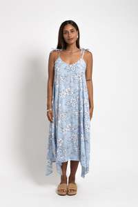 Sky Blue Taina Motu Maxi Dress
