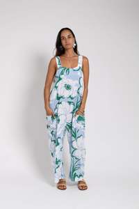 Ladies: Summer Blue Taina Minar Jumpsuit