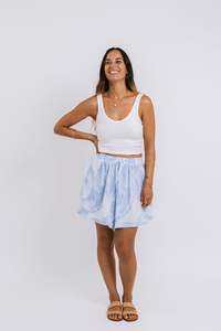 Ladies: Blue Coconut Swell Sun Short