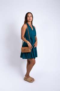 Ocean Green Light Weight Mini Dress