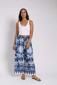 Best Sellers: Ita Ra Blue Cropped Grace Pant
