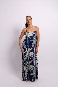 Navy Coco Palm Rama Maxi
