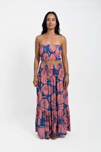 Peach Kaute Ora Kristina Maxi Skirt