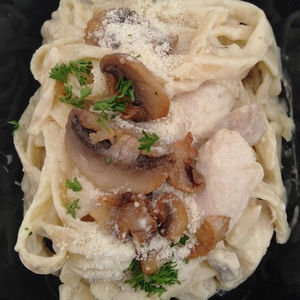 Chicken & Mushroom Fettuccini – Manly Park Kitchen