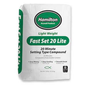 Patching Base Coat: Hamilton Fastset 20 Lite 8.2kg Bag