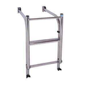 Stainless Steel Ladders: Stainless Steel 90 degree platform ladder come with extension