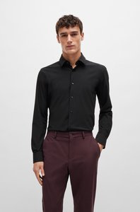 BOSS Black Stretch Shirt - Man to Man