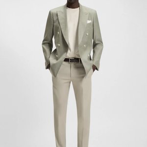 Products: BOSS Slim Fit Stretch Cotton Trousers - Man to Man