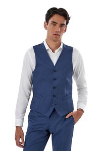 Gibson Bright Blue Vest - Man to Man