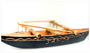 Handmade Crafts: Outrigger Canoe - Samoa