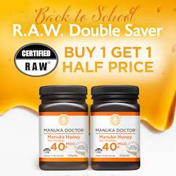 Bogo May: MGO 40+ Manuka Honey Multifloral 500G Twin Pack