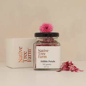 Organic Edible Flowers: Pink Edible Flower Petals