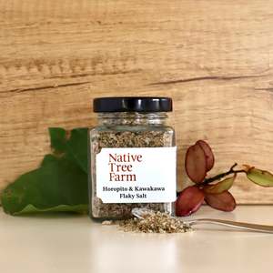 Salts And Seasonings: Horopito and Kawakawa flaky Salt