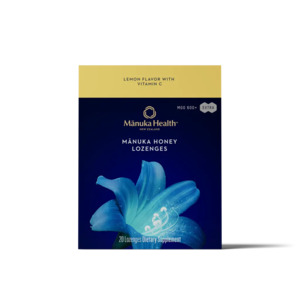 Manuka Honey Lemon Lozenges with Vitamin C