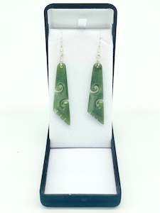 Koru Pounamu Earrings