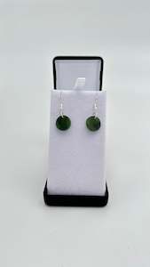 XS Circle Pounamu Earrings