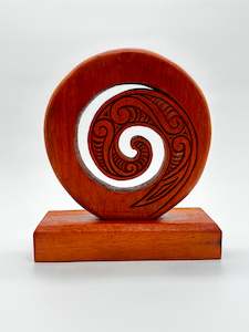 Ceramic Statues: Koru Wooden Statue