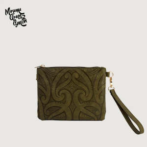 Bottles: Olive Viaduct Clutch- Moana Rd