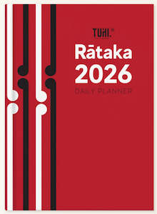Easygift: 2026 Rātaka Koru Red Tuhi Stationary