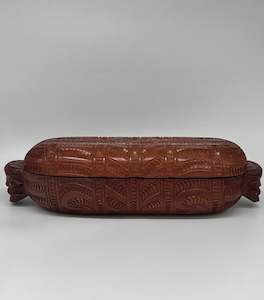 Wooden Waka Huia