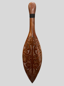 Paddle Wall-Hanging Wood Carving